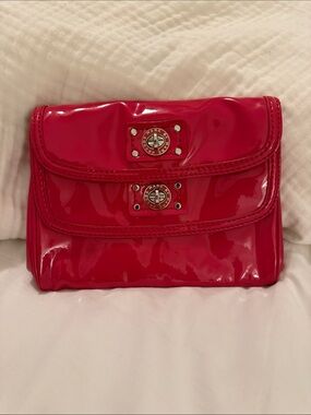 Marc by Marc Jacobs Glossy Cherry Red Patent Clutch with Turn-Lock